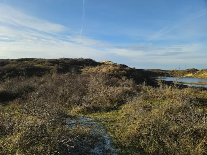 Oostnieuwkerke duinen wandeling in de koude (België)